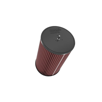 K&N RU-5165 High-Flow Original Universal Air Filter - 3-1/2" FLG, 8"B, 7"T W/STUD, 12-1/2"H