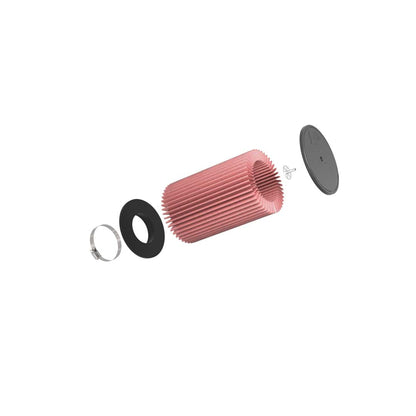 K&N RU-5181 High-Flow Original Universal Air Filter - 4-1/8"FLG, 7-3/8"B, 7"T W/STUD, 11-1/2"H