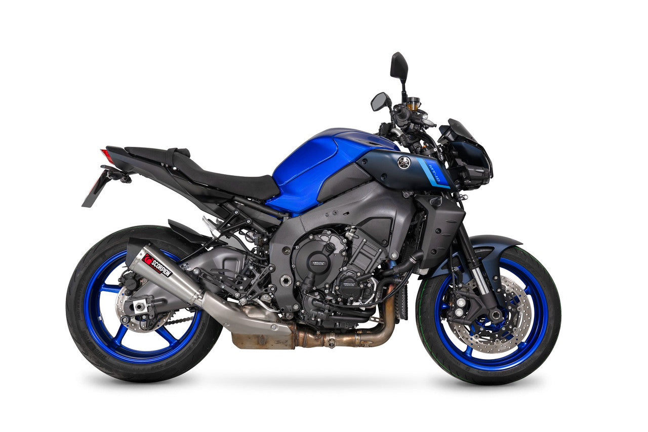 Scorpion RYA126SEO Serket Taper Slip-on Brushed Stainless Steel Sleeve - MT-10 - 2022