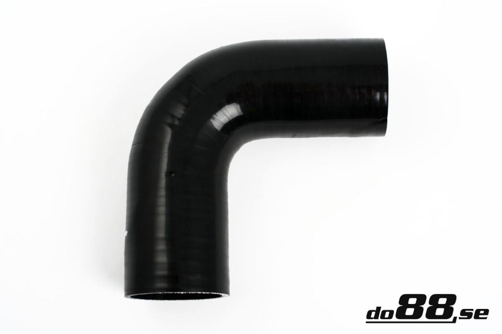 DO88 SB90G76 Silicone Hose Black 90 degree 3'' (76mm)