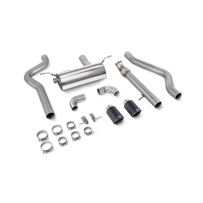 Scorpion SBMS106CF Non-resonated Cat-back System Without Valve