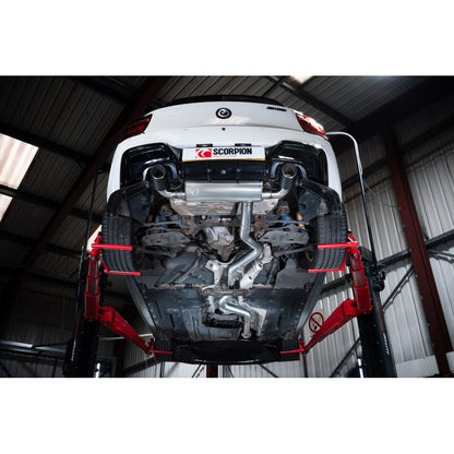 Scorpion SBMS106CF Non-resonated Cat-back System Without Valve