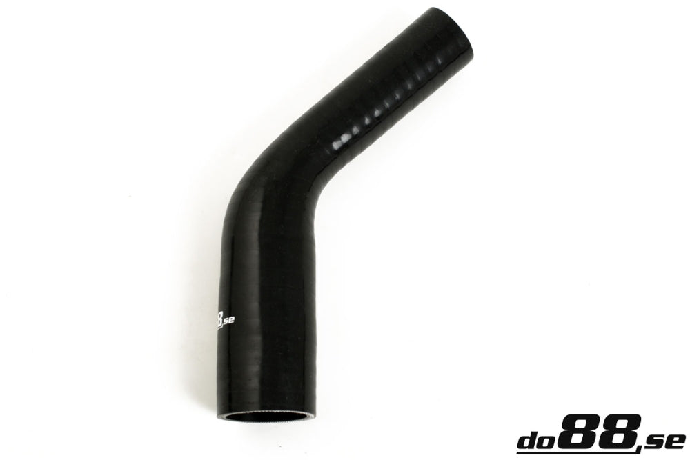 DO88 SBR45G19-32 Silicone Hose Black 45 degree 0,75 - 1,25'' (19-32mm)