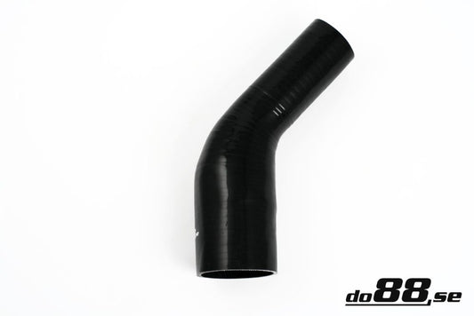 DO88 SBR45G63-83 Silicone Hose Black 45 degree 2,5 - 3,25'' (63-83mm)
