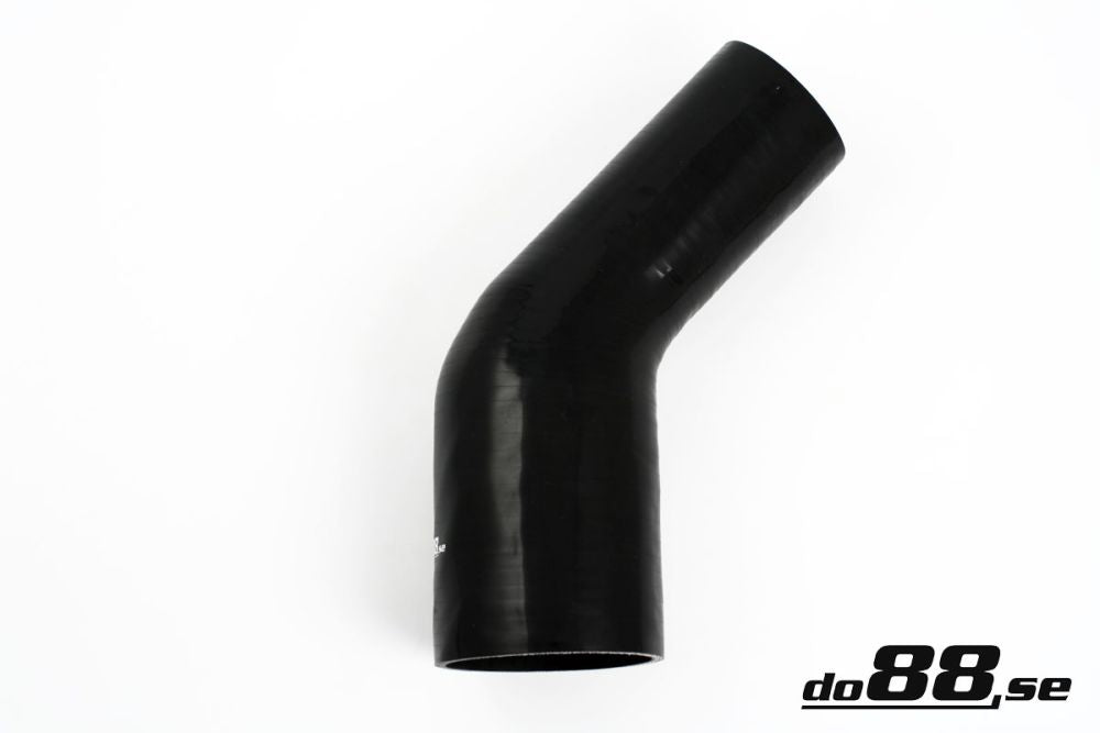 DO88 SBR45G76-102 Silicone Hose Black 45 degree 3 - 4'' (76 - 102mm)