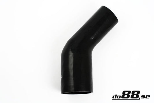 DO88 SBR45G76-102 Silicone Hose Black 45 degree 3 - 4'' (76 - 102mm)
