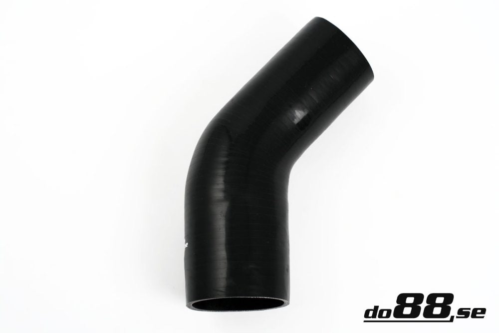 DO88 SBR45G76-83 Silicone Hose Black 45 degree 3 - 3,25'' (76-83mm)