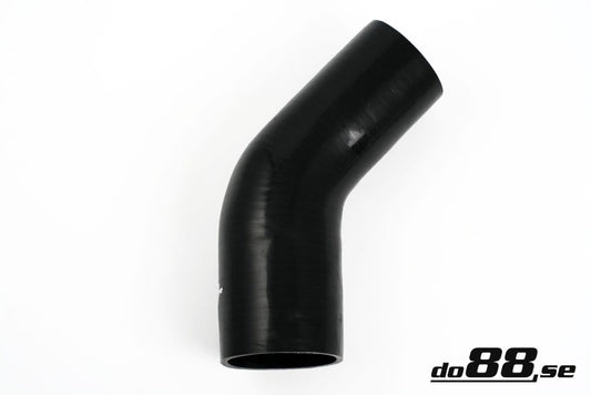 DO88 SBR45G80-89 Silicone Hose Black 45 degree 3,125 - 3,5'' (80-89mm)