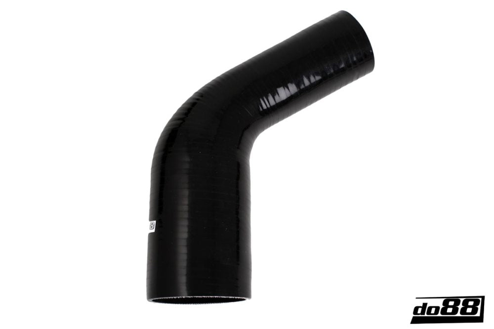 DO88 SBR60G63-70 Silicone Hose Black 60 degree 2,5 - 2,75'' (63 - 70mm)