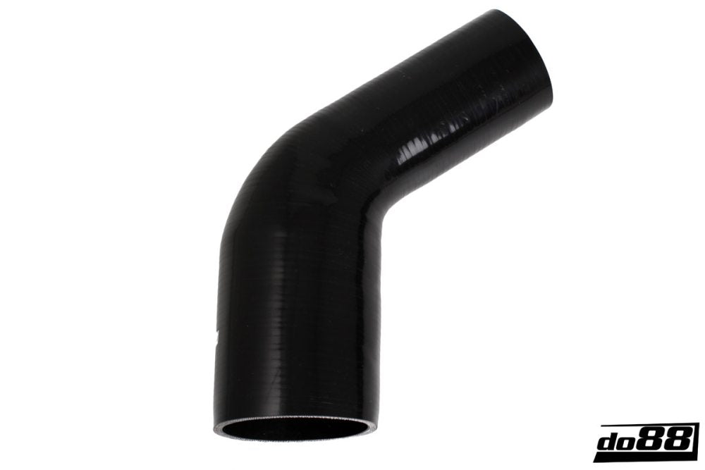 DO88 SBR60G76-89 Silicone Hose Black 60 degree 3 - 3,5'' (76 - 89mm)