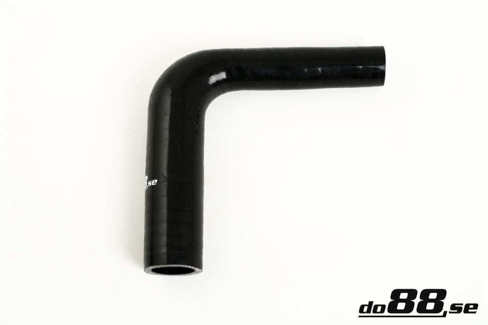 DO88 SBR90G19-32 Silicone Hose Black 90 degree 0,75 - 1,25'' (19-32mm)