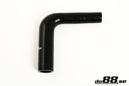 DO88 SBR90G19-32 Silicone Hose Black 90 degree 0,75 - 1,25'' (19-32mm)