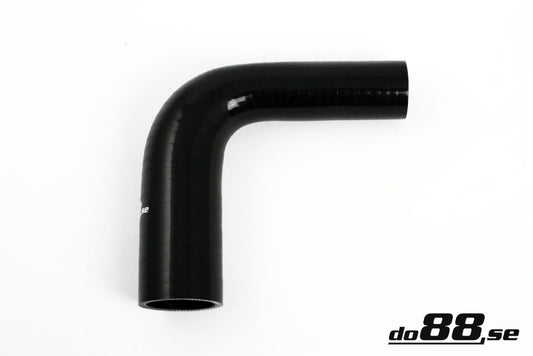 DO88 SBR90G35-45 Silicone Hose Black 90 degree 1,375 - 1,75'' (35-45mm)