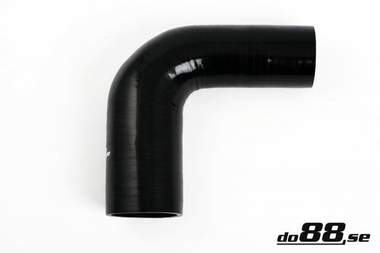 DO88 SBR90G45-63 Silicone Hose Black 90 degree 1,75 - 2,5'' (45-63mm)