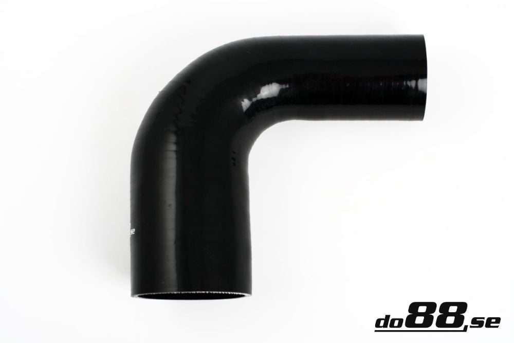 DO88 SBR90G57-76 Silicone Hose Black 90 degree 2,25 - 3'' (57 - 76mm)