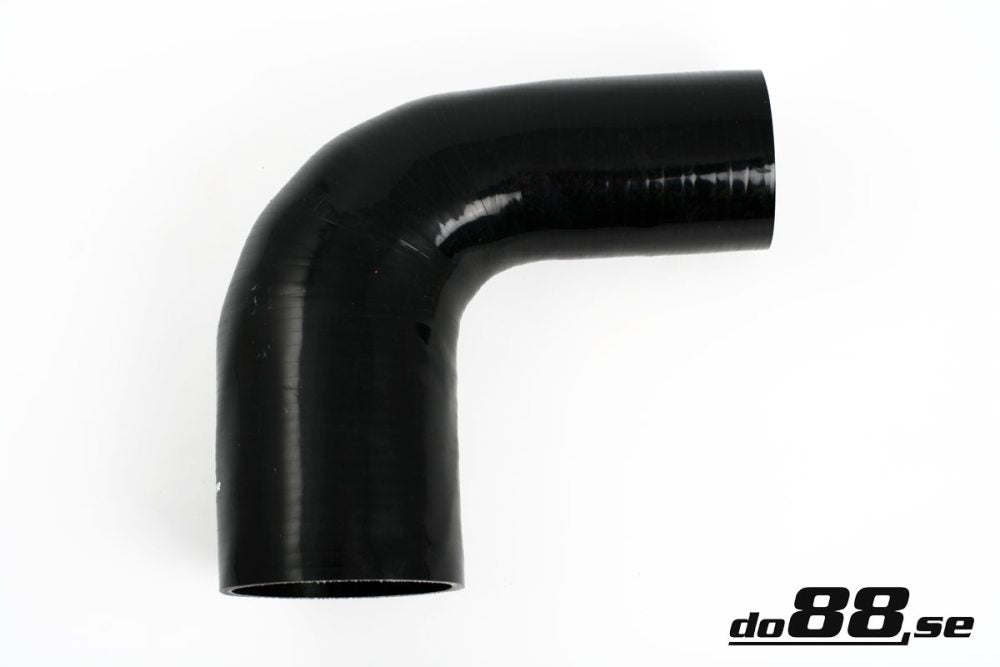 DO88 SBR90G70-102 Silicone Hose Black 90 degree 2,75 - 4'' (70-102mm)