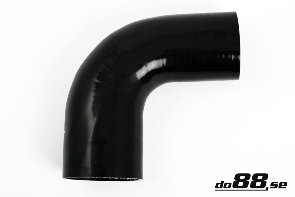 DO88 SBR90G70-83 Silicone Hose Black 90 degree 2,75 - 3,25'' (70-83mm)