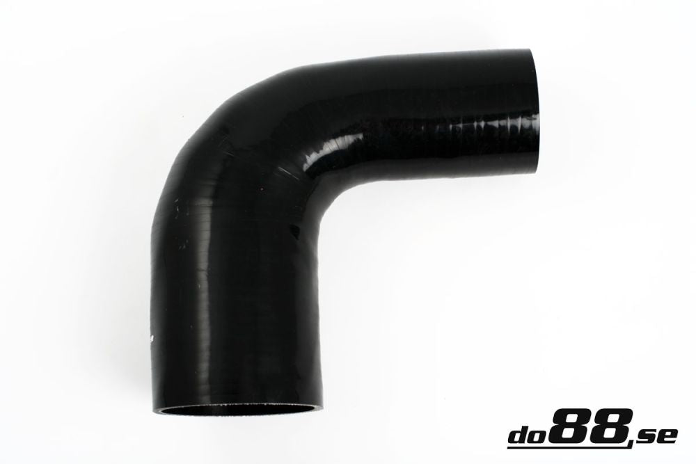 DO88 SBR90G76-102 Silicone Hose Black 90 degree 3 - 4'' (76 - 102mm)