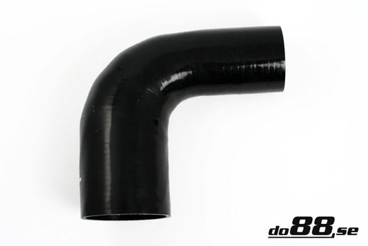 DO88 SBR90G89-102 Silicone Hose Black 90 degree 3,5 - 4'' (89 - 102mm)