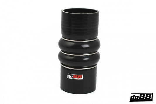 DO88 SDH57 Silicone Hose Black 2-Humps 2,25'' (57mm)