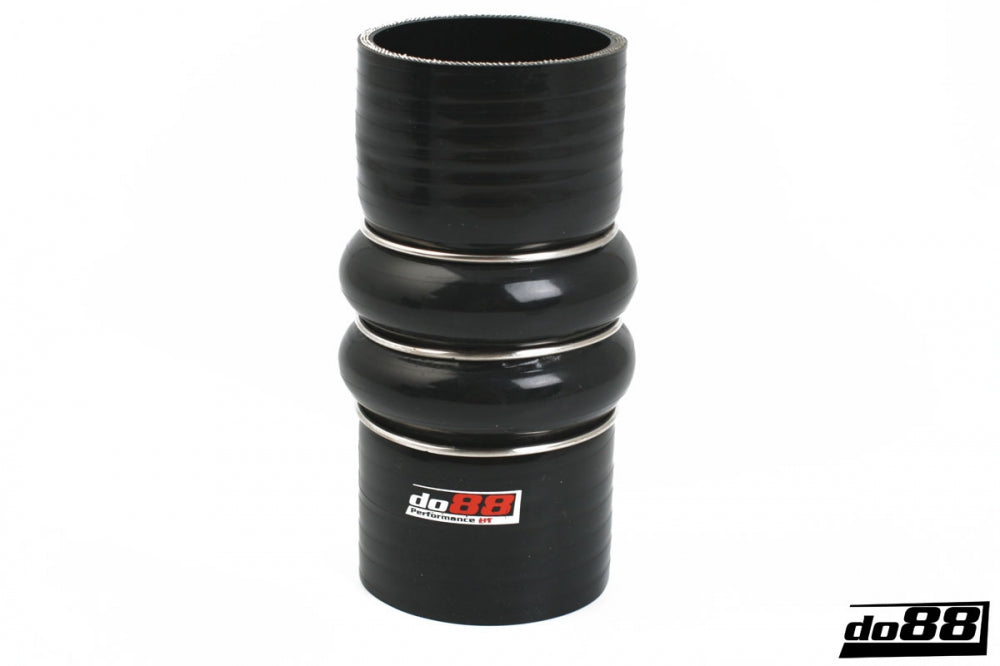 DO88 SDH60 Silicone Hose Black 2-Humps 2,375'' (60mm)