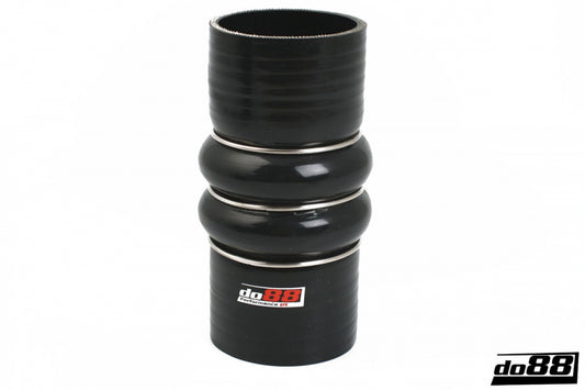 DO88 SDH63 Silicone Hose Black 2-Humps 2,5'' (63mm)
