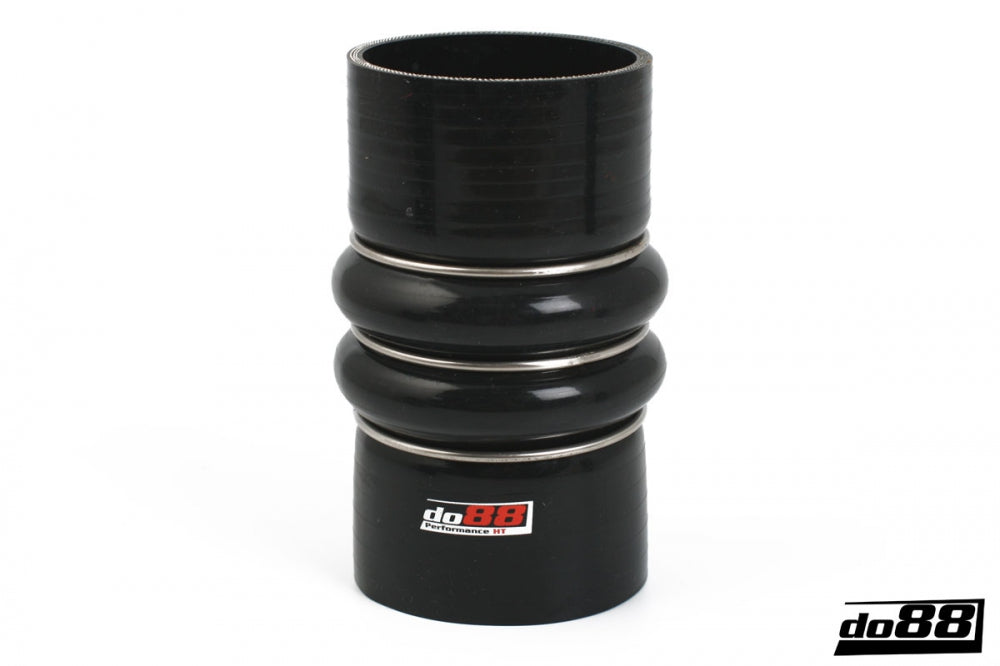 DO88 SDH76 Silicone Hose Black 2-Humps 3'' (76mm)