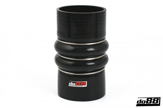 DO88 SDH76 Silicone Hose Black 2-Humps 3'' (76mm)