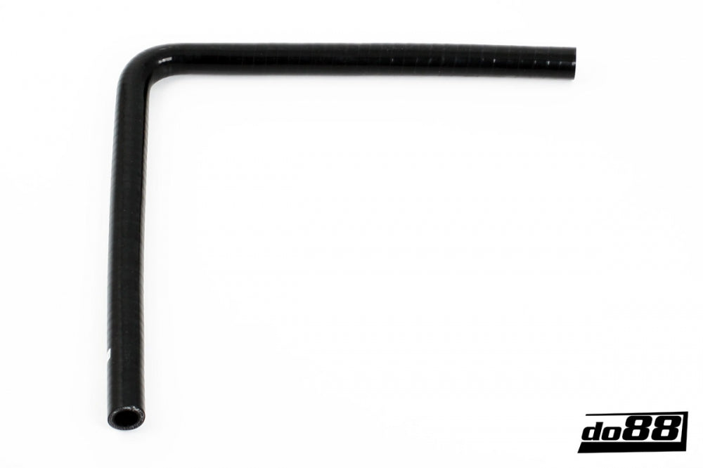 DO88 SLB90G19 Silicone Hose Black 90 degree long leg 0,75'' (19mm)