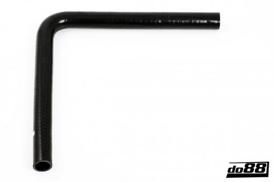 DO88 SLB90G38 Silicone Hose Black 90 degree long leg 1,5'' (38mm)