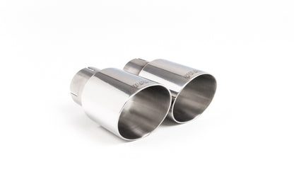 MillTek SSXBM1111 BMW F20 F21 M140i GPF Back - Resonated with Polished GT-90 Trims - EC Approved (OE Requires Cutting)