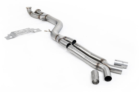 MillTek-SSXBM1327-GPF/OPF Bypass OPF/GPF Bypass Single Pipe 102mm - With X Pipe to OE Axle Back Only | ML Performance Car Parts