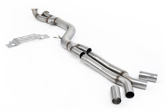 MillTek-SSXBM1328-GPF/OPF Bypass OPF/GPF Bypass Single Pipe 102mm - with X-Pipe to Milltek Axle Back Only | ML Performance Car Parts