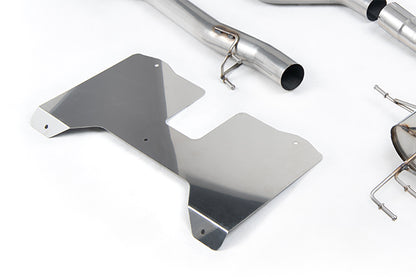 Milltek SSXHO283 Honda / Acura Part Resonated (Road+) Valved Catback With Gt-115 Cerakote Black Trims (Inc. Civic)