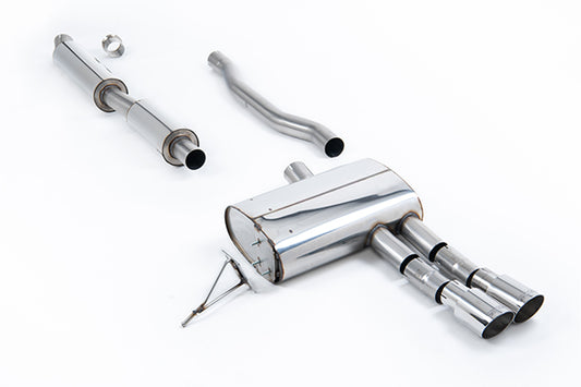 Milltek SSXM487 New Mini Cat-Back Resonated Polished Tips