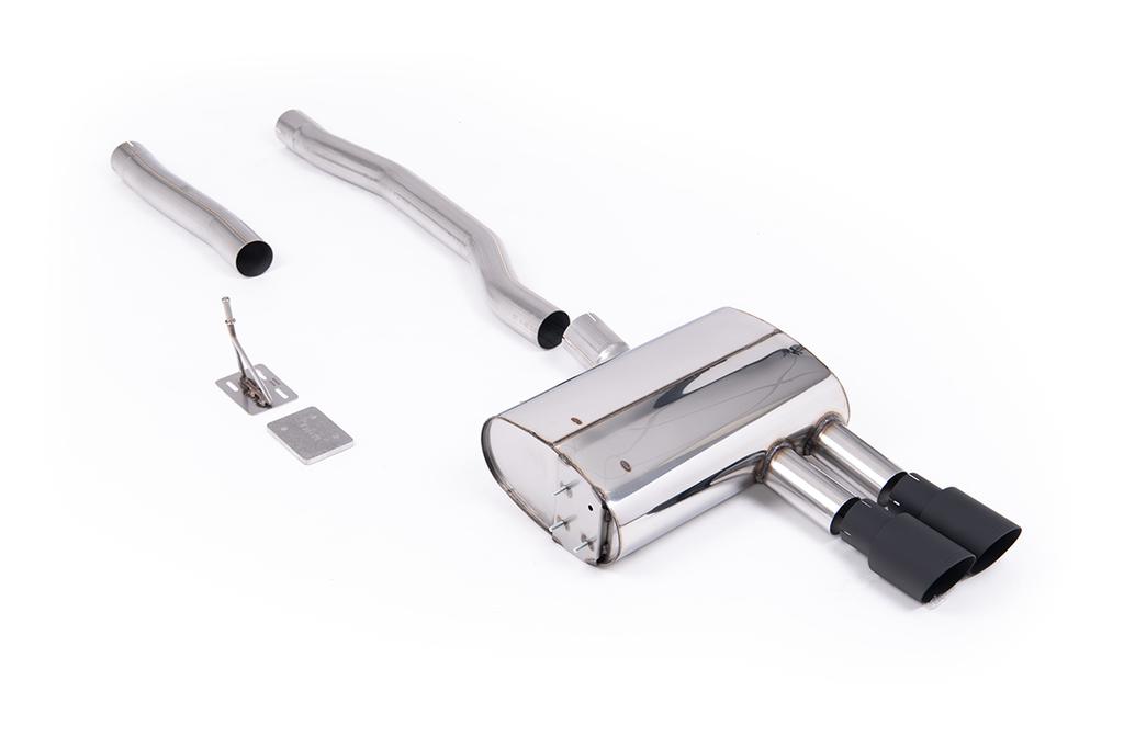 MillTek-SSXM498-Particulate Filter-back GPF Back with Cerakote Black GT-90 Trims | ML Performance Car Parts