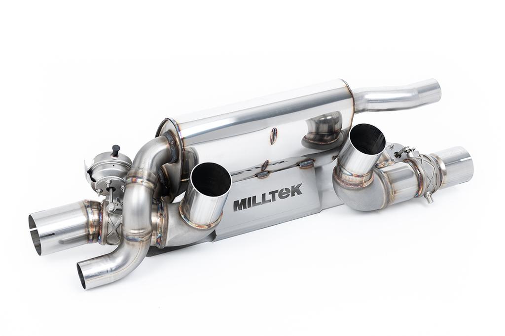 MillTek-SSXPO198-Rear Silencer(s) Works with PSE Equipped Cars Only with GT-115 Polished Tips | ML Performance Car Parts
