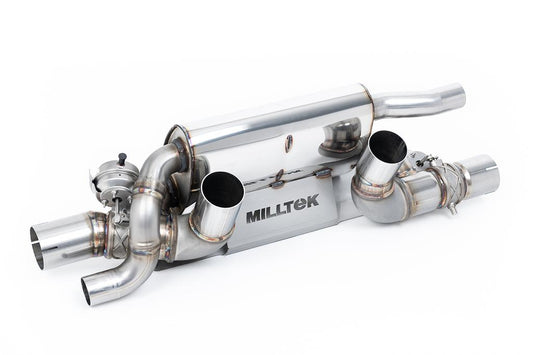 MillTek-SSXPO198-Rear Silencer(s) Works with PSE Equipped Cars Only with GT-115 Polished Tips | ML Performance Car Parts