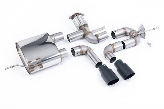 Milltek SSXRN427 Renault / Alpine Cerakote Black GT-90 Tips - Retains Oe Valve Control (Inc. A110)