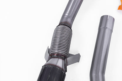 Milltek SSXVW186 Volkswagen 3-Inch Race System With Black Trims (Inc. Golf, CC)