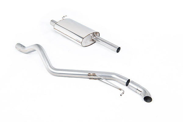 Milltek SSXVW201 Volkswagen Resonated (Quieter) - Discrete Outlet (Inc. Transporter \ Caravelle)