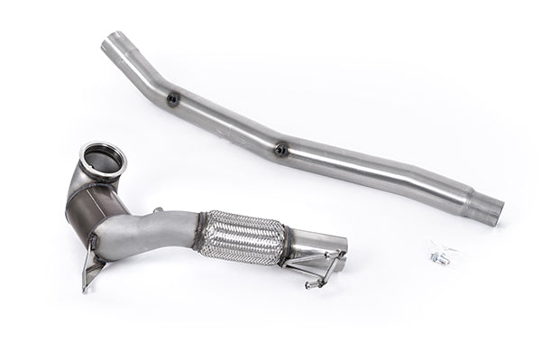 Milltek SSXVW673 Audi Volkswagen Large Bore Downpipe And Hi-Flow Sports Cat (Inc. S3, Golf)
