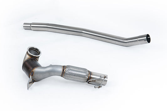 Milltek SSXVW730 Volkswagen V2 Large Bore Downpipe With 200Cpsi Race Cat (104mm To 80mm)  (Inc. Arteon)
