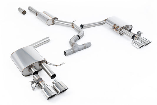 Milltek SSXVW744 Volkswagen Resonated OPF/GPF Back System With Polished Ovals (Inc. Arteon)