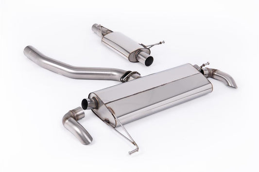 MillTek-SSXVW768-Cat-back 80mm / 3.15' Resonated System with Downturn Tips (No Cutting Required) | ML Performance Car Parts