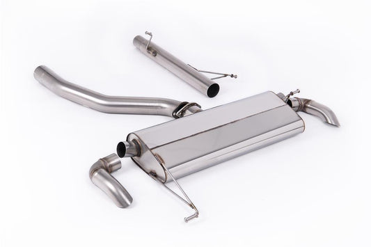 MillTek-SSXVW769-Cat-back 80mm / 3.15' Non-Resonated (Louder) System with Downturn Tips (No Cutting Required) | ML Performance Car Parts