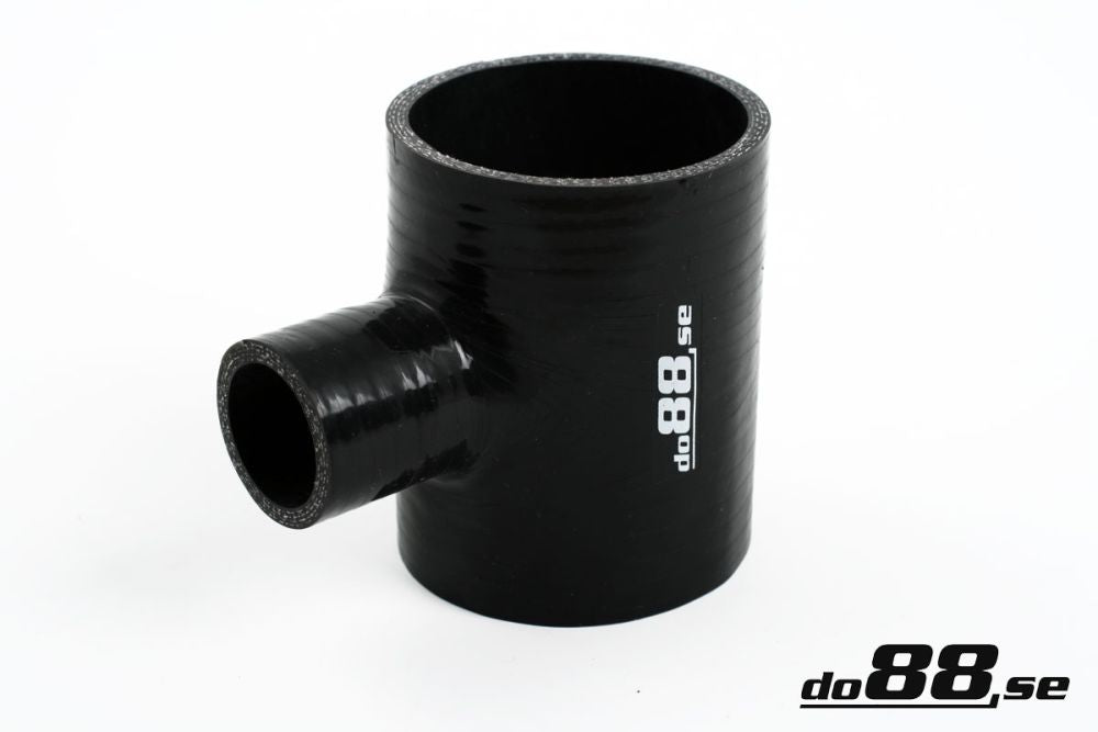 DO88 ST76-38 Silicone Hose Black T 3'' + 1,5'' (76+38mm)