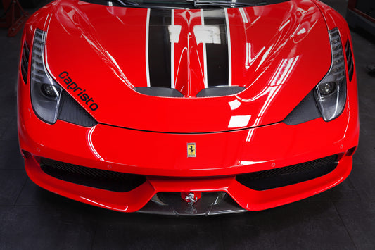 Capristo 03FE00410014LM Ferrari 458 Speciale Carbon Air Intake Flaps (Matte) 