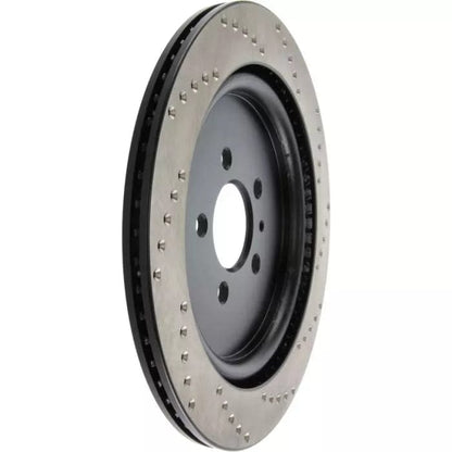 StopTech 128.61105R Ford Mustang Shelby GT500 5.8 Supercharged 350x19 Sport Cross Drilled Brake Disc - Rear Right