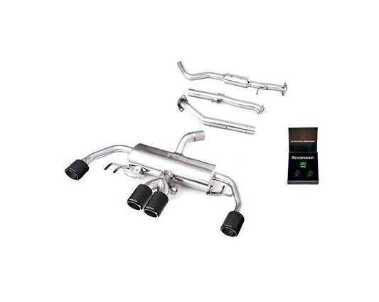 Valvetronic Exhaust System Toyota GR Corolla 1.6L 2023+ with Carbon Tips | ML Performance Car Parts